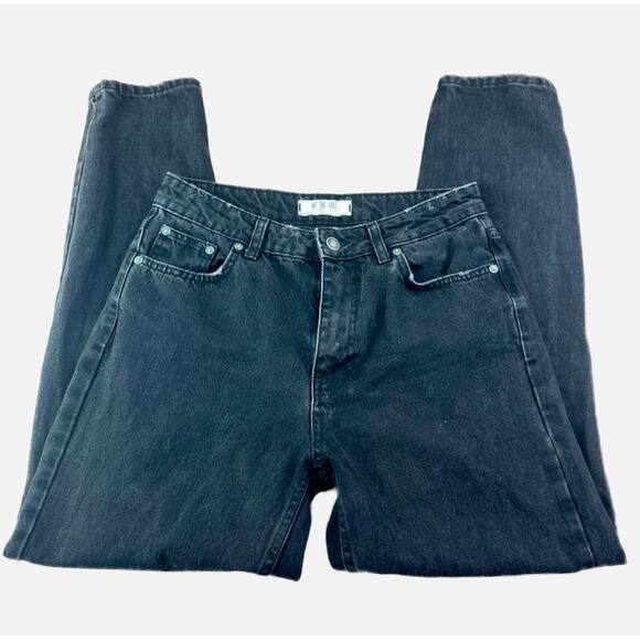 Free People We the Free Black High rise Mom Jeans - Picture 1 of 4